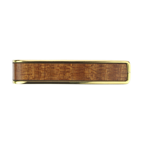 24k Gold Finish with Sapele Inlay