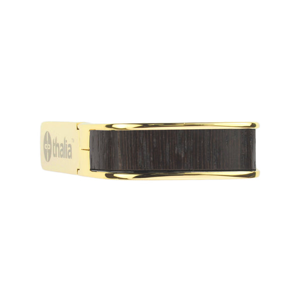 24k Gold Finish with African Wenge Inlay