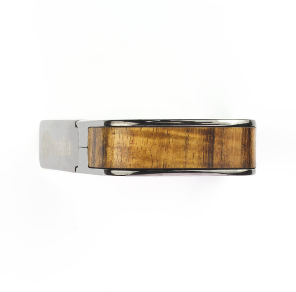Black Chrome Finish with Hawaiian Koa Inlay